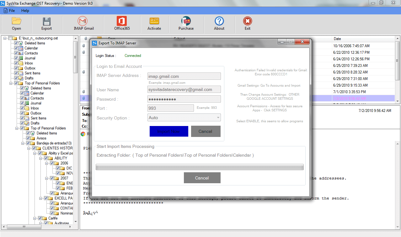 SysVita Exchange OST Recovery Software 9.0 full